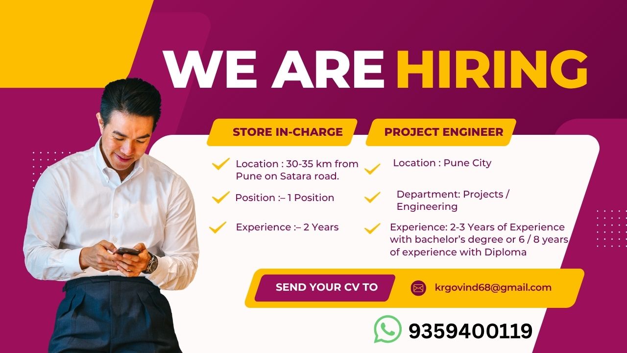 Storekeeper Job Pune25
